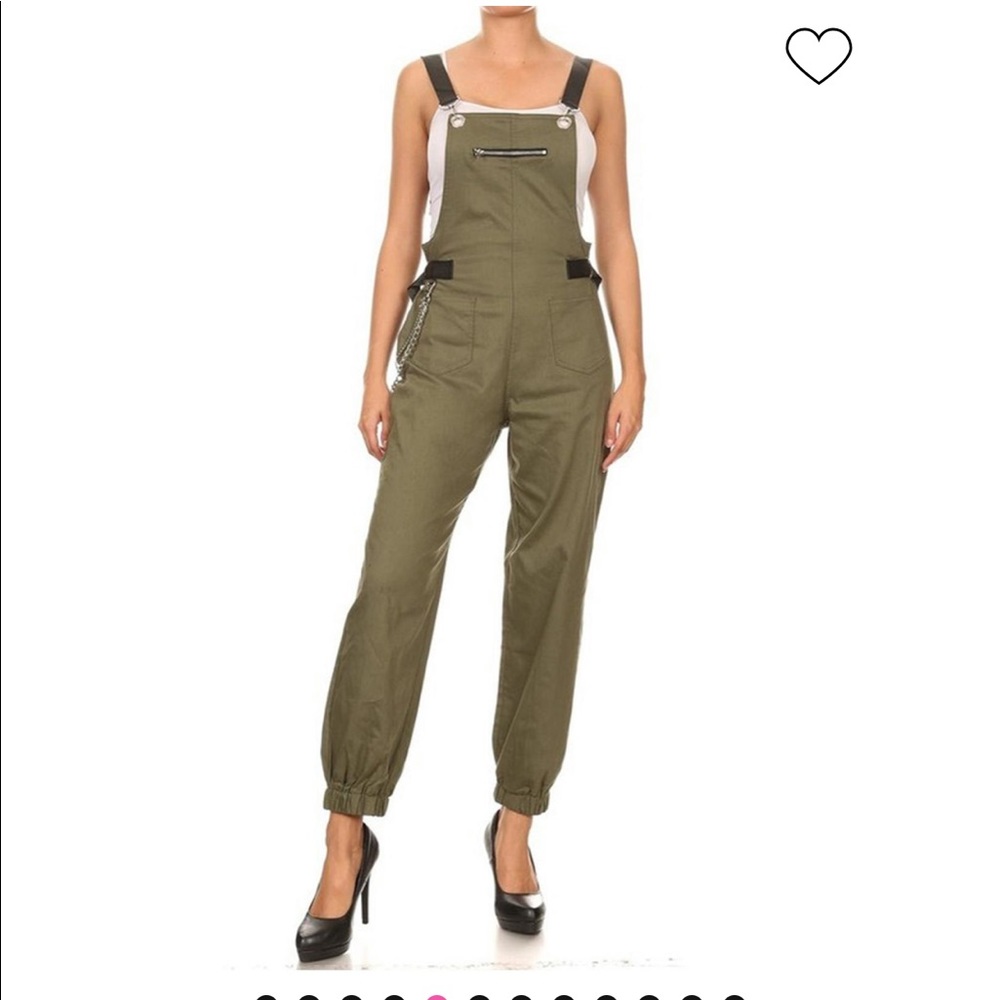 Utility style overalls